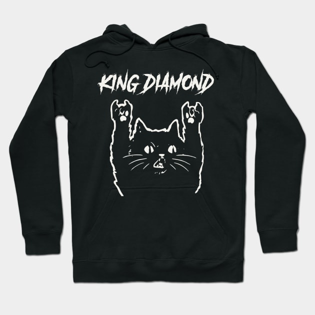 king diamond metal cat Hoodie by bubur ayam